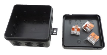 PUSZKA HERMETYCZNA +3xWAGO 3x4mm ZESTAW ŁĄCZENIOWY