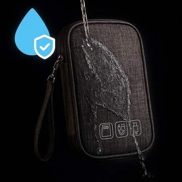 ORGANIZER PODRÓŻNY TORBA ETUI NA KABLE ŁADOWARKI