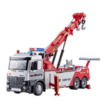 Crane Truck Toy Diecast Crane Модель Транспортний засіб будівельний Мініатюрний реалістичний