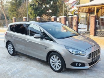 Ford S-Max II Van 2.0 TDCi 180KM 2016 Ford S-Max Titanium 180KM FULL LED Skora Navi Panorama KeylessGo BLIS SONY