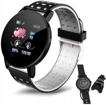 SMARTWATCH Zegarek WODOODPORNY POŁĄCZENIA PL MENU SPORT PULS SMART WATCH