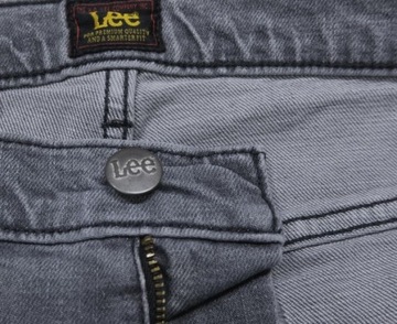 LEE DAREN ZIP FLY spodnie jeansowe GREYS END regular straight W38 L34