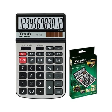 TOOR TR-1216 ШКОЛЬНЫЙ ОФИСНЫЙ КАЛЬКУЛЯТОР