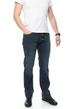 LEE STRAIGHT FIT spodnie performance jeans W30 L34