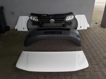 VW T5 LIFT KOMPLETNY PRZÓD MASKA ZDERZAK BŁOTNIKI WZMOCNIENIE CHŁODNICE