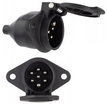 Gniazdo 24V - 7 PIN typ N - naczepa przyczepa TIR