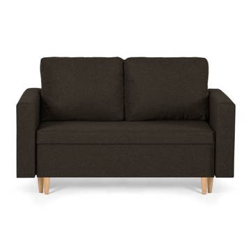 Sofa kanapa 2 os z funkcją spania KEN brązowa