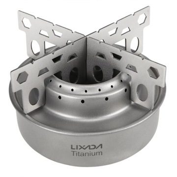 Outdoor Camping Titanium Mini Alcohol Stove with