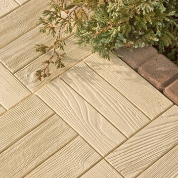 FORMA DO PŁYT BETONOWYCH KOSTKI DESKI DREWNO 40x40 Chodnik ŚCIEŻKA