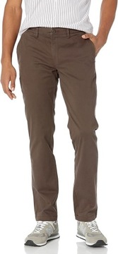 Męskie spodnie chino GOODTHREADS r. 29/34 brązowe