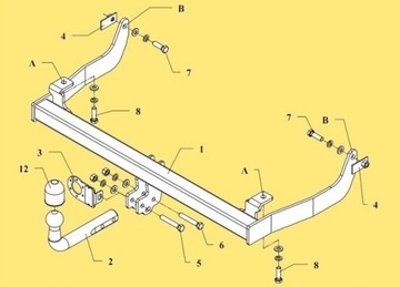 ZAŘÍZENÍ(HÁK) TÁŽNÝ AUTO-HAK K 31