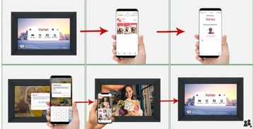 Цифровая фоторамка Kruger&Matz FRAMEO Wi-Fi с высококачественной панелью 10,1 дюйма