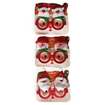 РОЖДЕСТВЕНСКИЕ ОЧКИ САНТА олень снеговик детские