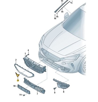 НОВЫЙ ЗНАК ЭМБЛЕМЫ CUPRA FORMENTOR 5FF853679RZH
