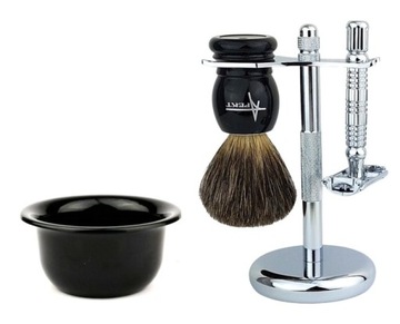 PĘDZEL DO GOLENIA EXCLUSIVE BORSUK MASZYNKA ZESTAW