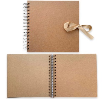 ALBUM DO ZDOBIENIA SCRAPBOOKING 20,5 x 20,5 KRAFT