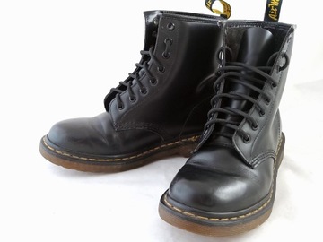 Buty DR. MARTENS Black Smooth roz 38 - 24,5 cm b1025