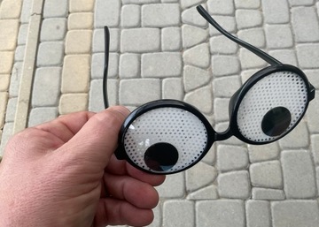 ОЧКИ ДЛЯ ВЕЧЕРИНКИ СМЕШНЫЕ ПРЯМЫЕ ГЛАЗА КАРНАВАЛЬНАЯ МАСКА СМЕШНЫЕ ГЛАЗА