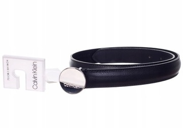 CALVIN KLEIN PASEK DAMSKI CK BELT 25MM BLACK r.80