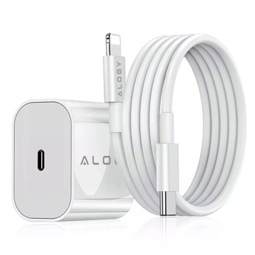 ŁADOWARKA USB-C KABEL LIGHTNING DO IPHONE 11 12 13