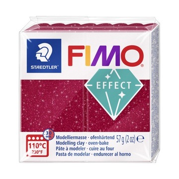 Fimo Effect MASA PLASTYCZNA CZERWONY GALAXY 57g 8010-202