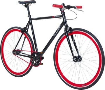 Rower Ostre Koło Stalowy Miejski 28 Pivot Odblaski Singlespeed Jednobiegowy