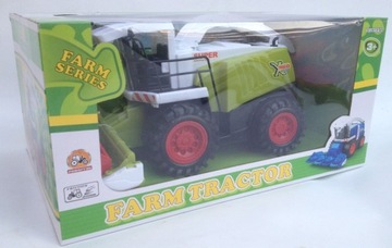 Большой зеленый комбайн для фермера, игрушка ФЕРМЕР