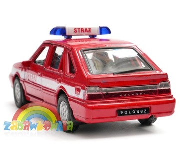 POLONEZ CARO PLUS STRAŻ 1:34 Welly красный
