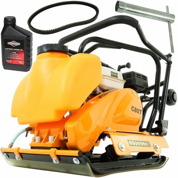 ZAGĘSZCZARKA SPALINOWA UBIJAK GRUNTU 6,5KM 78KG GUMA + OLEJ BRIGGS&STRATTON