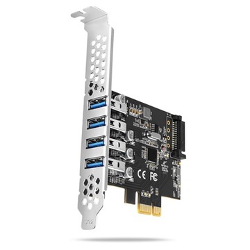 PCEU-430VL Контроллер PCIe 4 порта USB 3.2 GEN 1, U