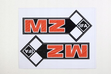 NAKLEJKA MZ IFA CZERWONA k