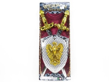 НАБОР РЫЦАРЯ НОЧНЫЕ НАРЯДЫ МЕЧИ МЕЧ + ЩИТ