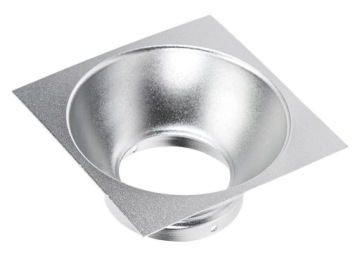 Отражатели Elemento Серебряный квадрат. Спектральный светодиод