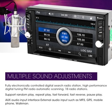 MP3-плеер HD MP5 с диагональю 6,6 дюйма, сенсорным экраном и оригинальным оборудованием