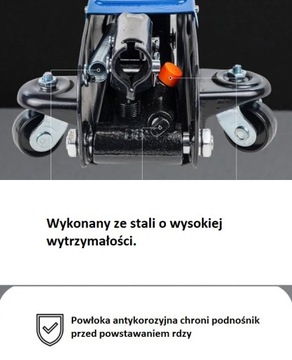 АВТОМОБИЛЬНЫЙ ДОМБАК ГИДРАВЛИЧЕСКИЙ ŻABA ŻABA 2T