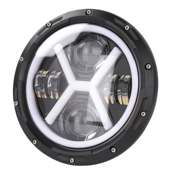 СВЕТОДИОДНАЯ КОЛЬЦЕВАЯ ФАРА ДХО МОТОЦИКЛА HARLEY 7 ДЮЙМОВ