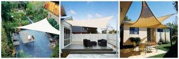 Тент WHITE SUN SAIL GARDEN ВОДОНЕПРОНИЦАЕМЫЙ ПРЯМОУГОЛЬНЫЙ 4х5м