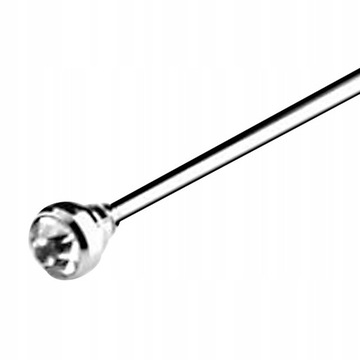 Мужской серебряный зажим для галстука с застежкой