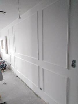 СТРУКТУРНАЯ НАСТЕННАЯ ПОЛОСКА Белая HARD 2м DP12