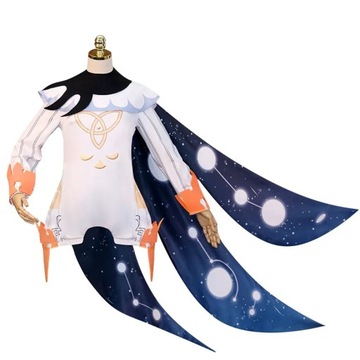 Paimon Cosplay z grą Genshin uderzenia Paimon Cos kostium sukienka Loli