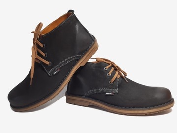 BUKAT 174 buty męskie POLSKIE czarne 42 SKÓRA NAT