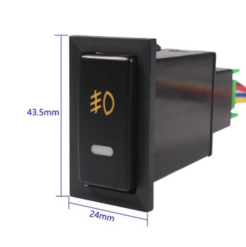 ВЫКЛЮЧАТЕЛЬ ПРОТИВОТУМАННЫХ ФАР С КАБЕЛЕМ TOY5