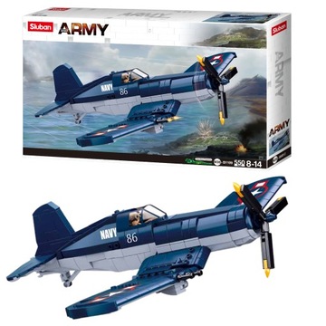 KLOCKI SLUBAN MYŚLIWIEC SAMOLOT F4U FIGHTER 550 EL
