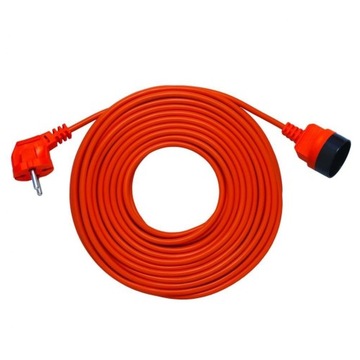 PRZEDŁUŻACZ POMARAŃCZOWY 15M OMY2X1 PK-1015 ELGOTECH