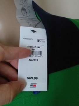 TOMMY HILFIGER KOSZULKA POLO MĘSKA XXL