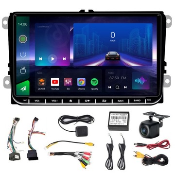 RADIO ANDROID 13 GOLF 5 V 6 VI VW PASSAT B6 B7 TIGUAN TOURAN CADDY 2GB/32GB