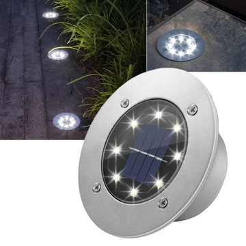 LAMPA LAMPKA SOLARNA NAJAZDOWA LED GRUNTOWA