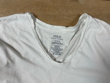 Ralph Lauren t-shirt tshirt męski v-neck logo XL