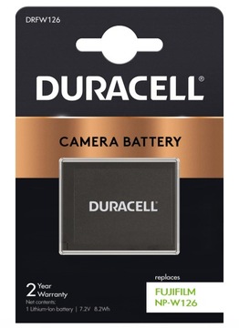 BATERIA DURACELL DO FUJI NP-W126 NP-W126S FinePix HS30EXR X-S10 1140MAH