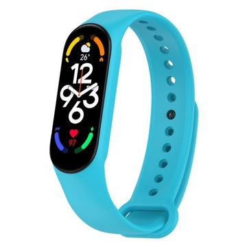 PASEK OPASKA SPORTOWA DO XIAOMI MI BAND 5/6/7 |SKY BLUE